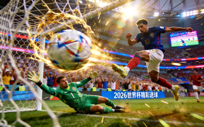 2026世界杯精彩进球视频集锦，球员凌空抽射破门